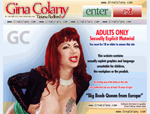Tablet Screenshot of ginacolany.com